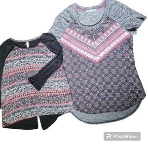 Funky Print Top Bundle of 2 - Large